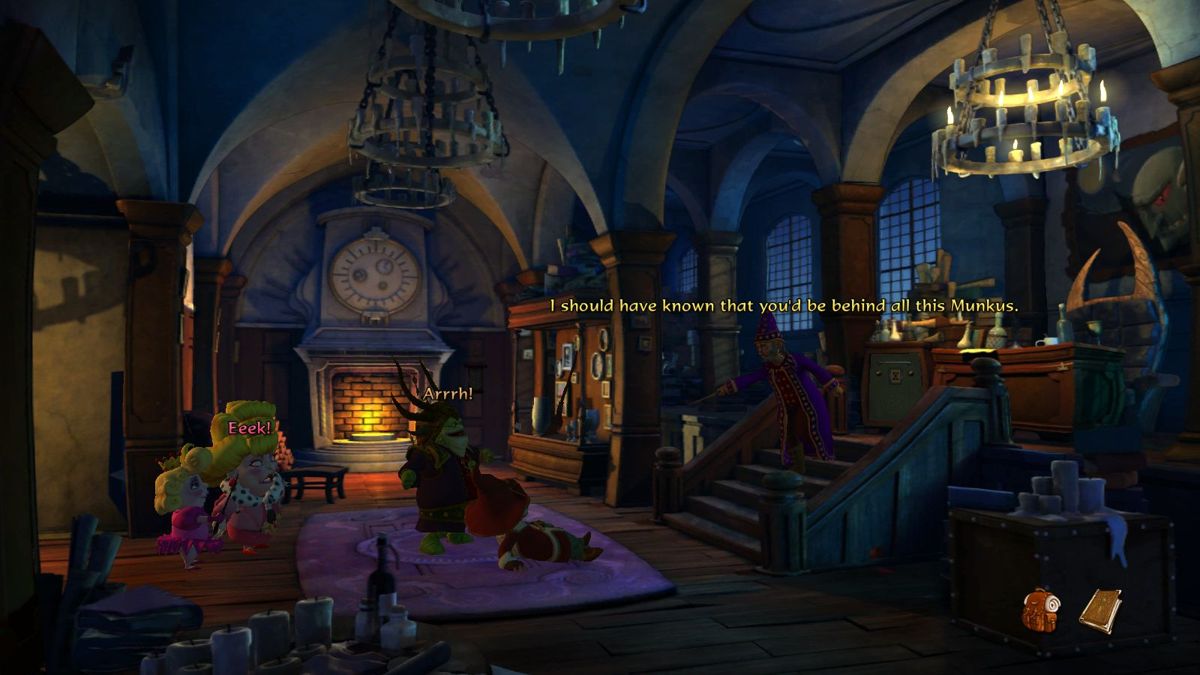 The Book of Unwritten Tales 2 screenshot 2 for Wii U